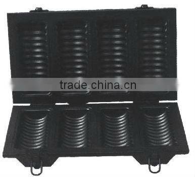 Custom non stick aluminum wheel shaped bread mold