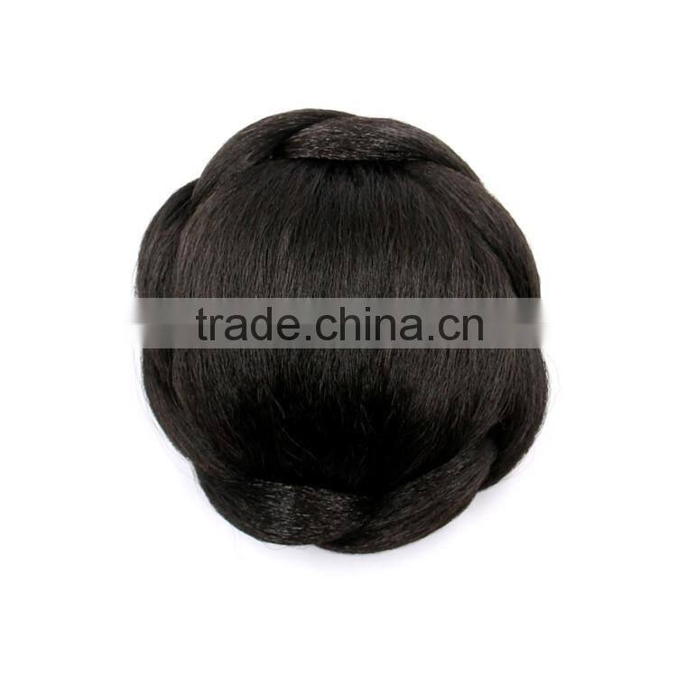 Most Fashion Snap Hair Bun , Synthetic Hair Bun Fake