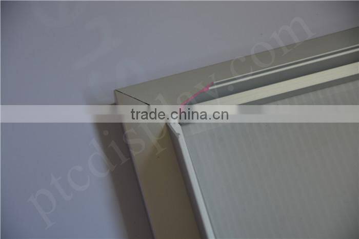 Square profile hollow board back board sublevel open snap frame