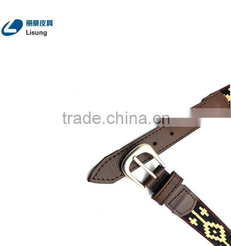 Fashion Handmade embroidery Genuine Leather Needlepoint Casual Belts