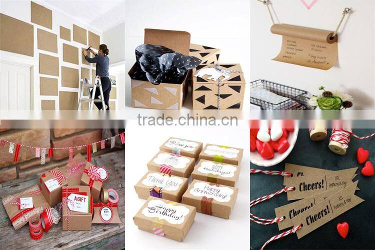 natural reinforced kraft paper gummed tape for packing