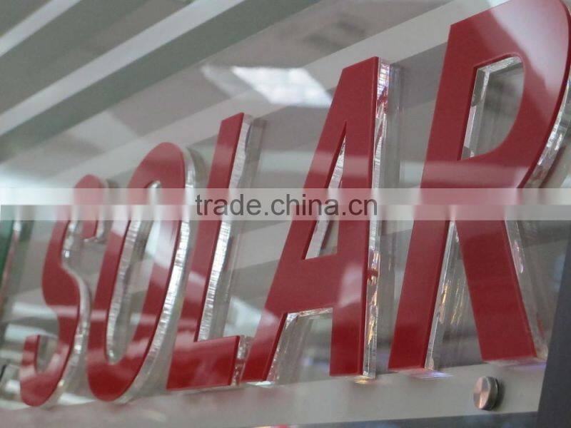 Delicate And Attractive Latest Acrylic Led Crystal Sign