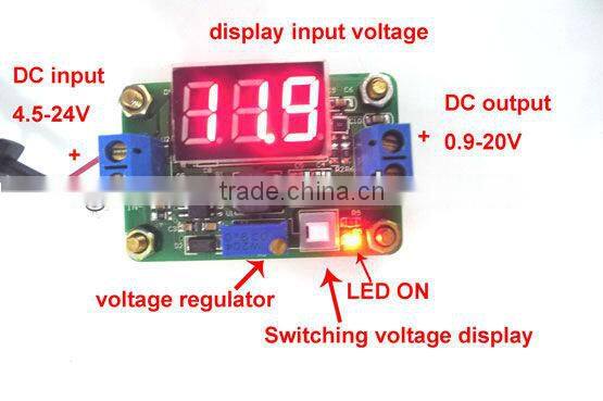 DC step down Power Supply Module with LED display Current Adjustable
