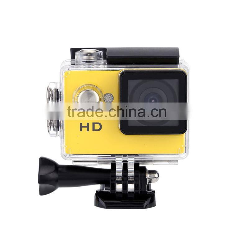 2.0 Inch LCD 720P HD 90 Degree Lens 30M Waterproof Helmet Camera Sports DV