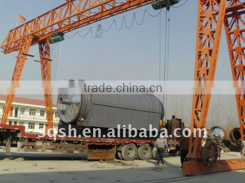 Turn waste into wealth professional technology plastic waste tyre recycling machine