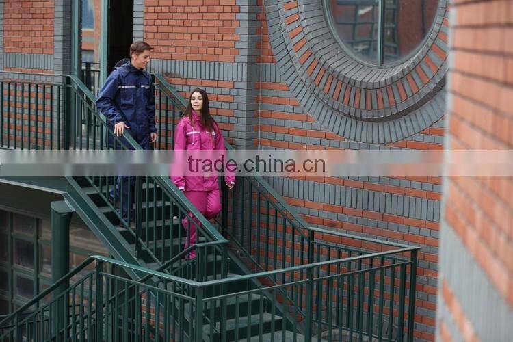 factory price OEM safety coverall thick raincoat