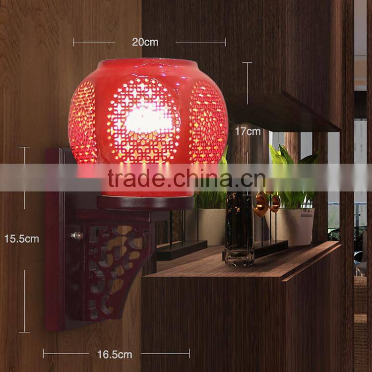 China red hollow wall light lamp lights indoor wall light