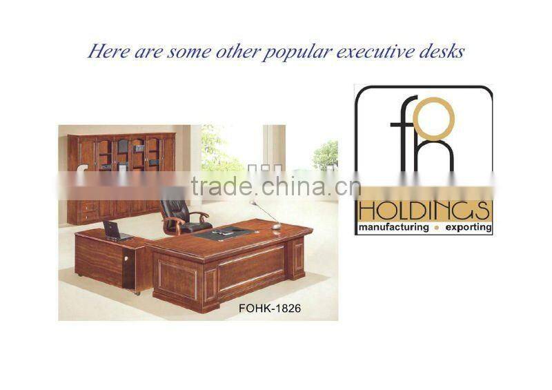 Wood Venner Executive Office Desk,Office Furniture(FOHK-2038)