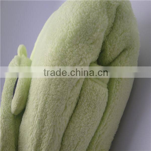 Soft plain dyed embroidered baby quilt blanket wholesale