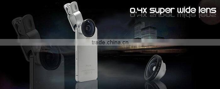 Universal clip 0.4x super wide angle lens for iphone