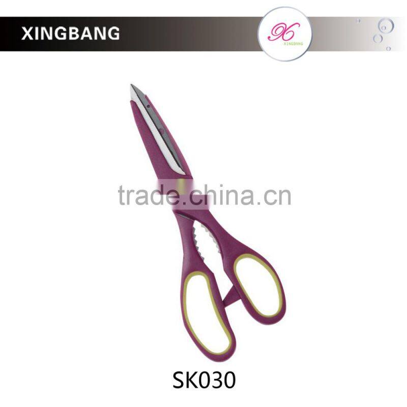 8-1/2'' durable kitchen shears, hot sale kitchen scissors, multi task item