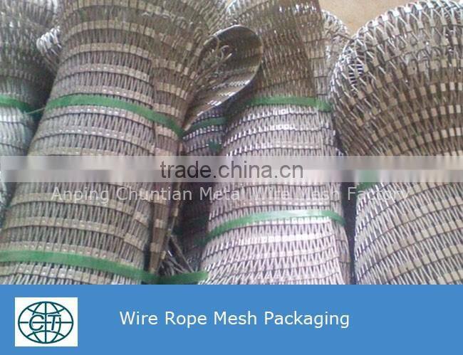 stainless steel wire rope ferrule mesh for animal fencing