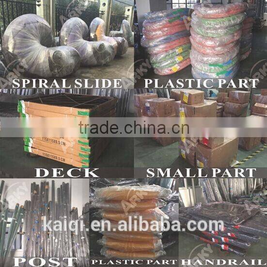 Professional China manufacturer classic kids large outdoor playground equipment climbing series