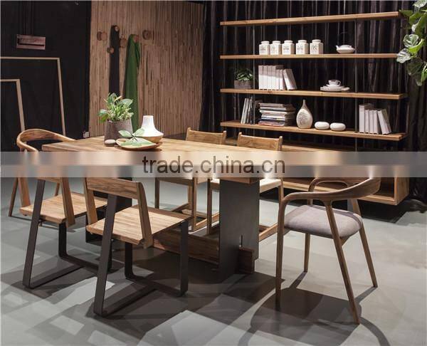 Table Square Wooden Dining Room Furniture