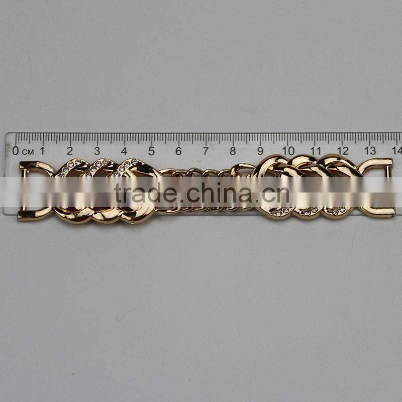 Zinc alloy metal belt buckle for garment, metal chain buckle for bag and shoe