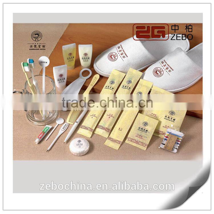 Cheap wholesale disposable eco-friendly hotel amenity set