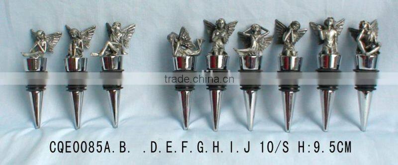 novely metal squirrel wine bottle stopper with cork