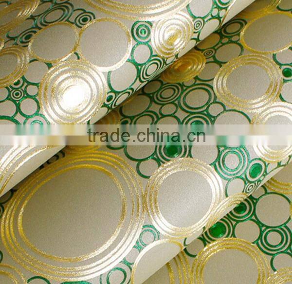 hot beauty corridor KTV waterproofing wallpaper vinyl wallpaper wall decoration for bar