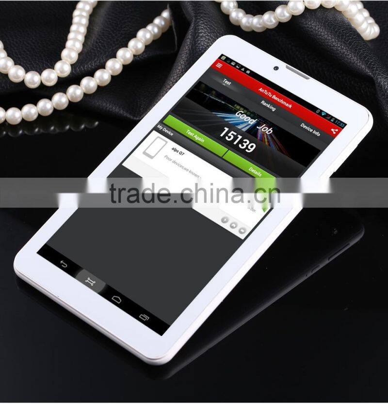 CREATED Q7 7 inch tablet pc 3G GPS Quad Core Dual SIM Slot Dual Standby android 4.2 3G/GPS/Bluetooth/FM