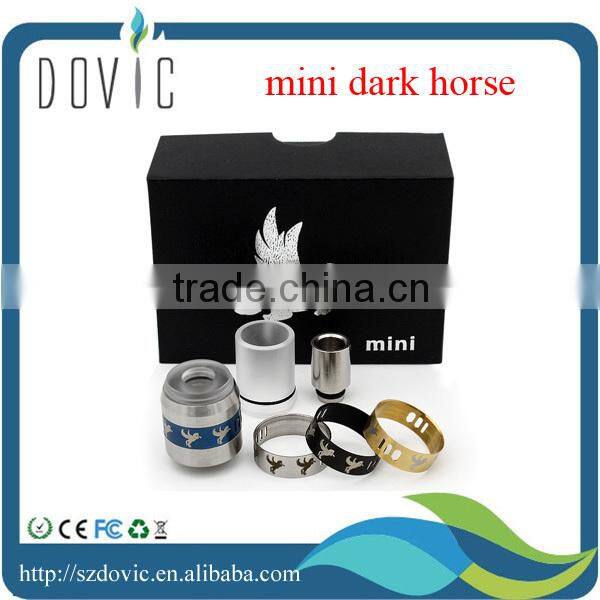 New Design 1:1 clone rda atomizer clone Mini dark horse rda