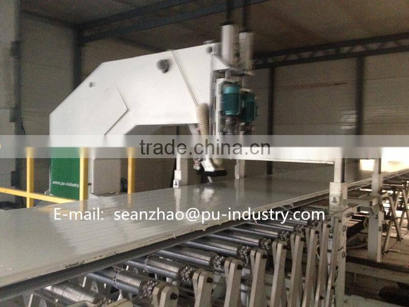 continuous color steel polyurethane sandwich panel production machine