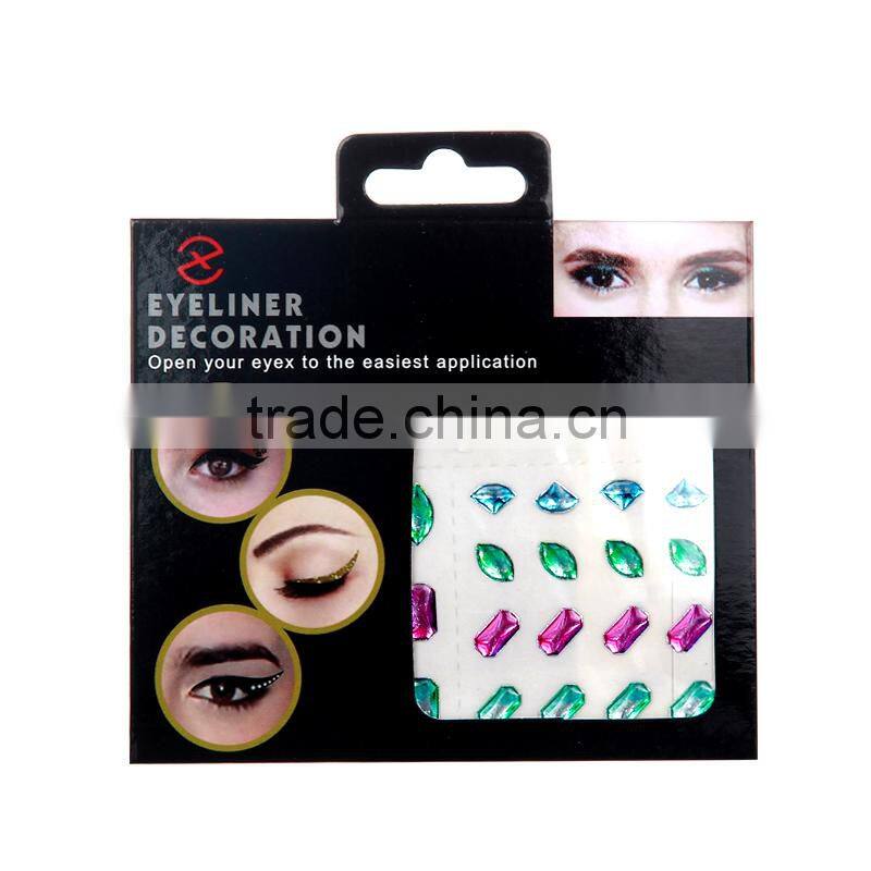 Custom bindi eyeshadow makeup sticker crystal decoration bindi tatatoo sticker