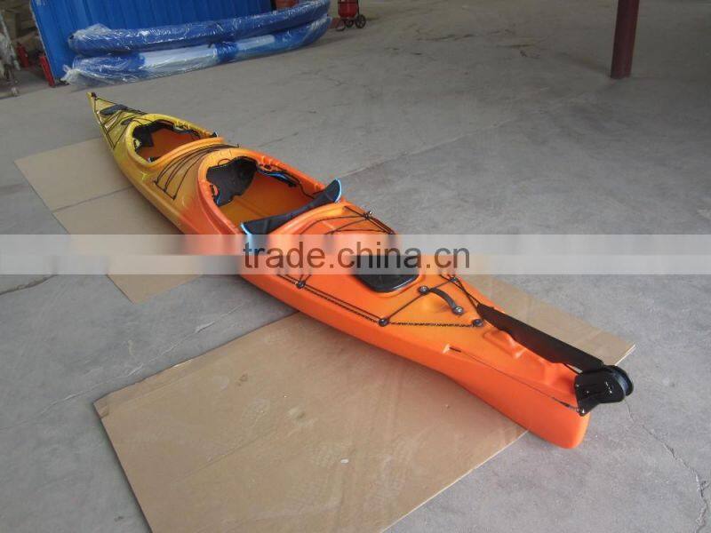 Single canoeing Kayak canoe Kayak platform proofed kayak boat PE plastic