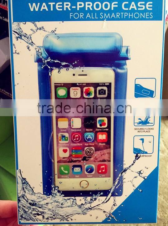 High quality phone waterproof bag,pvc waterproof smartphone bag for all smart phones