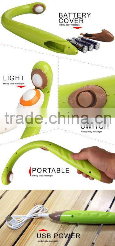 Useful Personal Neck massager with 3xAA batteries or USB cable