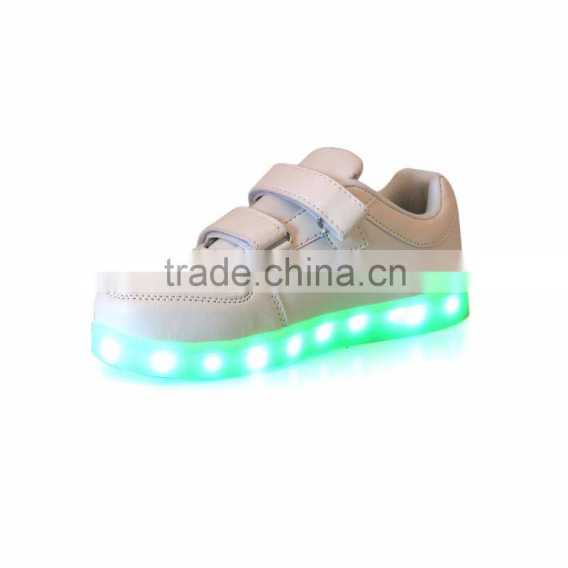 simple design led light up slip-on casual shoes for kids summer camp casual shoes for kids JK-007