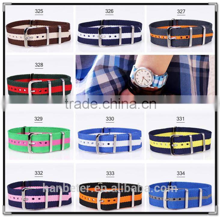 2015 Hot Selling and Top Quality nylon strap watch for gift