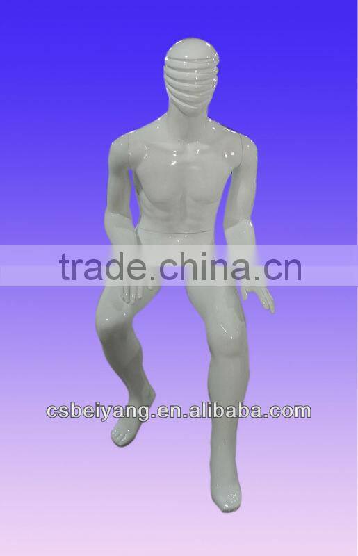 Gross white male mannequin window display r frp mankin AR-5