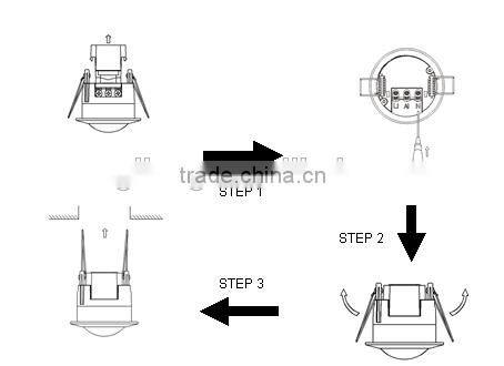 ES-P14 360 degree mini infrared motion sensor ceiling amount