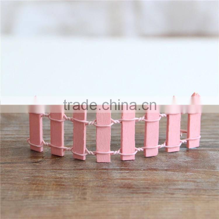 462698 Gifts & Crafts Resin Crafts Fence Micro Landscape Resin Ornament Of Fence Decorations For Bonsai Plants