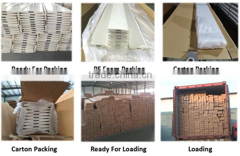 PVC painted window louver shutter blades