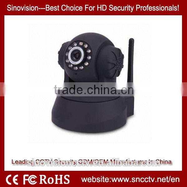 720P HD H.264 CMOS plug and play wireless standard dual stream wifi ip camera mobile monitor