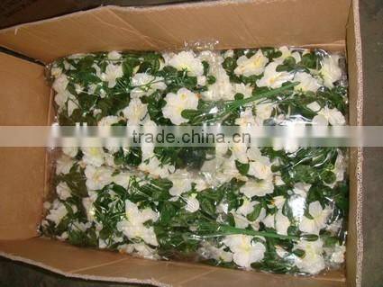 Wall Hanging Flowers Decoration L 37" Artificial Azalea Flowers Vine