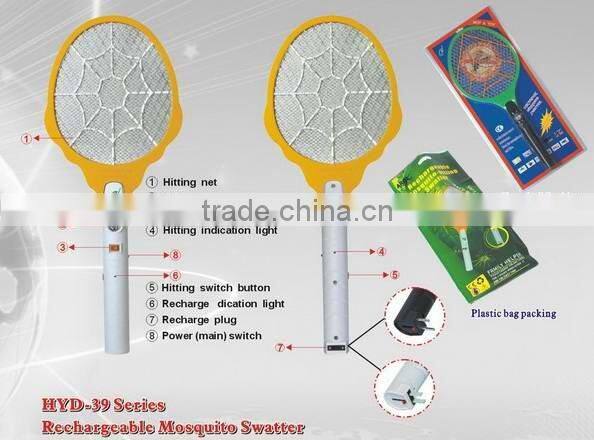 HYD-3903-3 Electric Mosquito killer racket,bat,swatter,