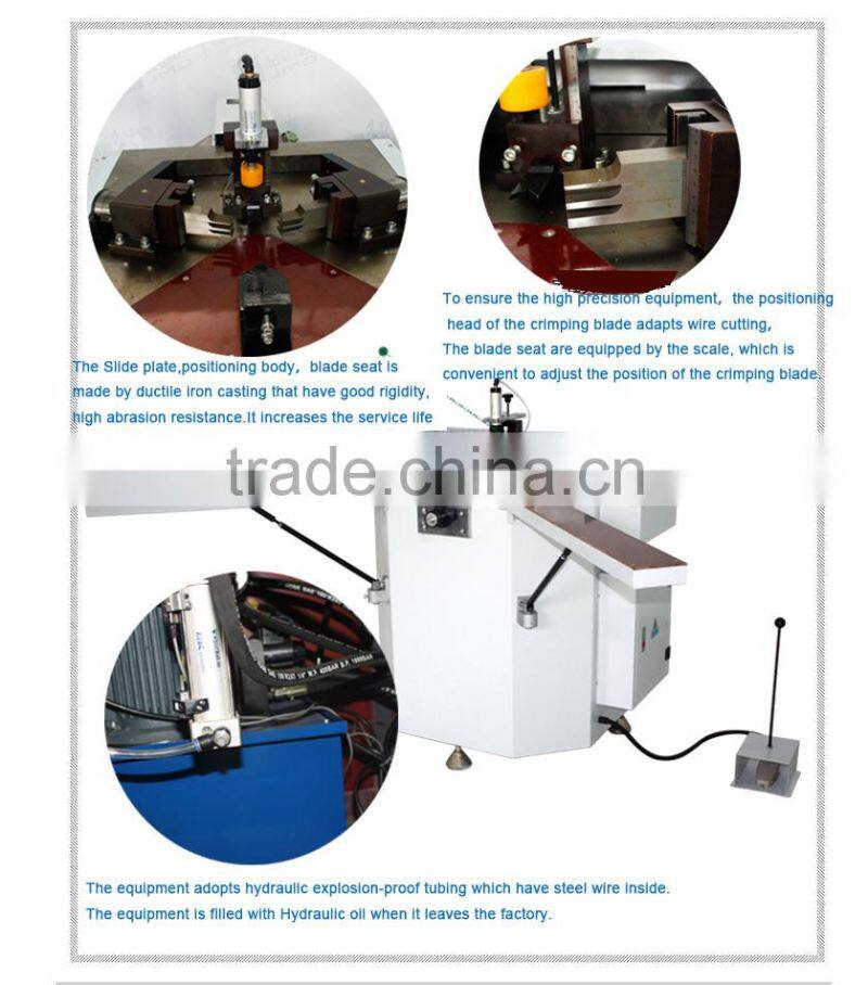 hydraulic aluminum window corner crimper
