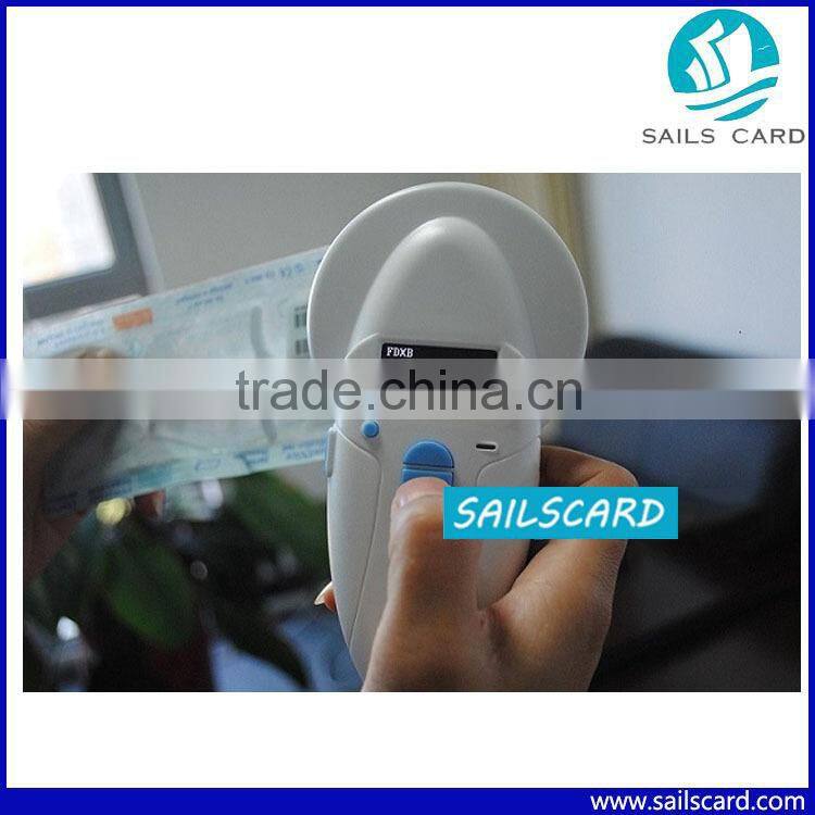 134.2kHz Portable Handheld RFID Reader for Livestock Management