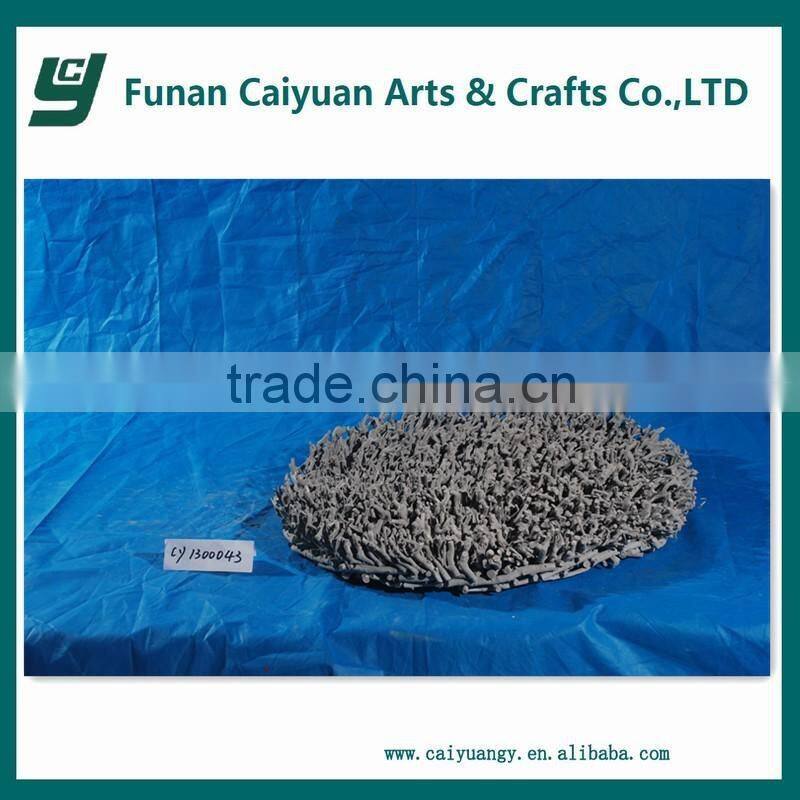 Cheap small village new outdoor wooden five star christmas decoration 2014