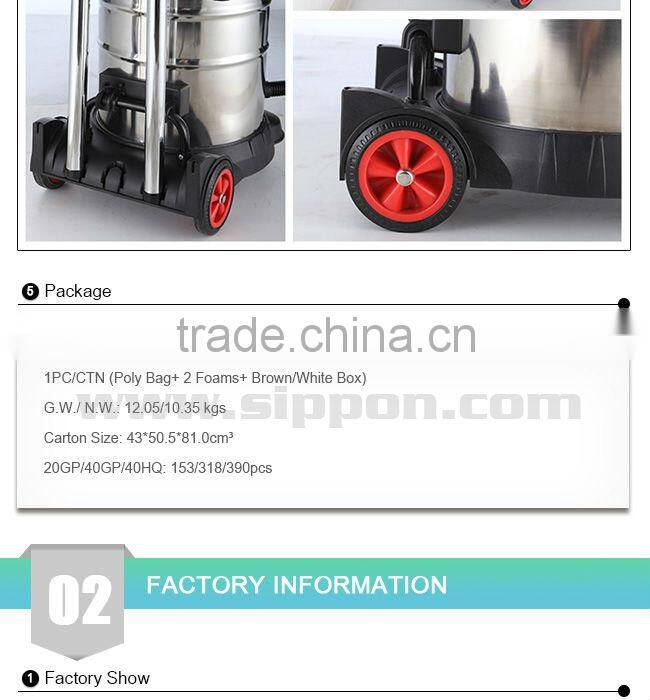 Dry&Wet Industrial Heavy Duty Vacuum Cleaners BJ122-50L