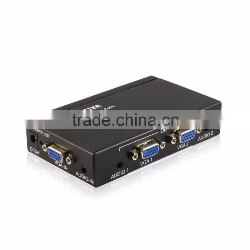 China supplier 1 in 2 out vga splitter VGA splitter for home theater