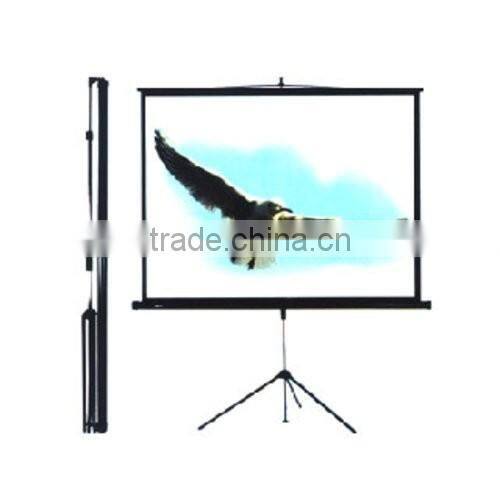 Tripod Standing Projector Screen Folding Screen Outdoor / Indoor Portable Mobile Projection Screen Matt White