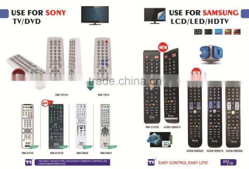 WIRELESS LED/LCD/HDTV TV REMOTE CONTROLLERS WITH BACKLIT RM-D757