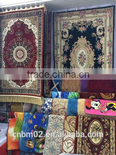 exhibiton villadom carpet polyester machine made 3D shaggy carpet