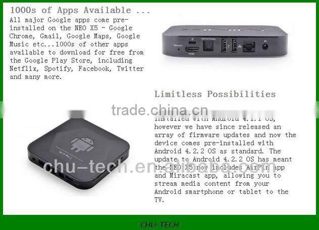 MINIX NEO X5 Android PC Android TV Box RK3066 Dual Core 1G RAM Bluetooth RJ45 HDMI TF 16GB