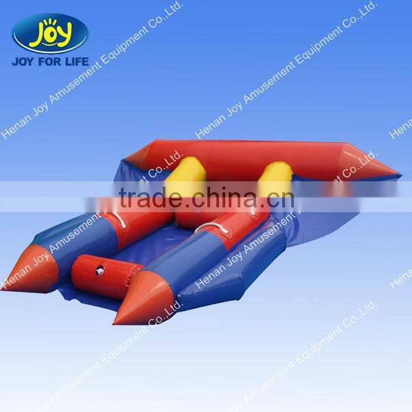 Water games inflatable flying fish towable, flying fish tube