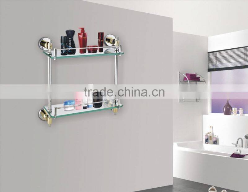 HJ-224/Hot selling china bathroom accessories glass shelf