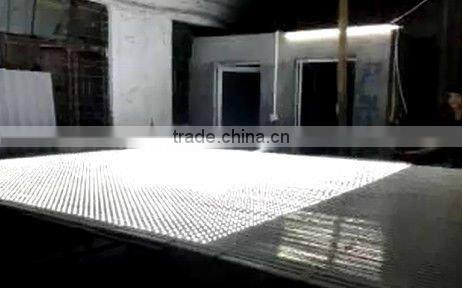 Double sided led backlit highway unipole